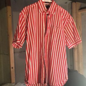 Tommy Hilfiger Button Up Short Sleeve Collar Shirt